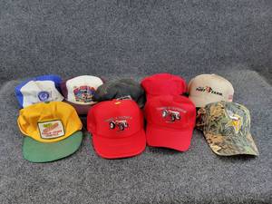 Lot of (9) Baseball Caps