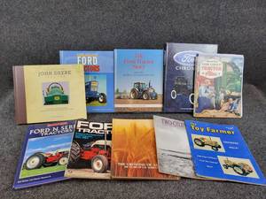 Large Lot of Ford, Ford Tractor and John Deere Coffee Table Books