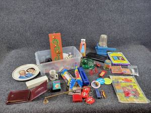 Lot of Misc. Collectibles and More - Cabbage Patch Kids, PEZ, Swank Wallet