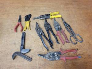 Lot of Tin Snips and More