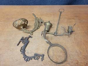 Ornate Antique Wall Lamp Holders and More
