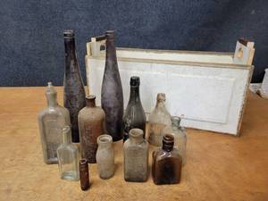 Lot of Antique Bottle - Whittmore, Rauleighs and More