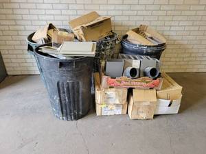 Large Lot of New Vinyl Siding Mount Blocks, Form-A-Drain Fittings and More