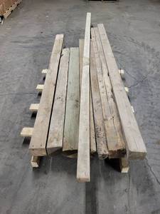 Lot of (8) 6x6 & 4x3 Barn Beams - Up to 12 Long (See Description)
