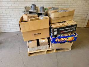 Pallet Lot of 4 Dryer Vents, Siding Mount Blocks and More