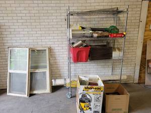 Large Lot - Dehumidifier, Leaf Blower, Dryer Vents, Vinyl Flooring, Windows and More (Cart NOT Included)