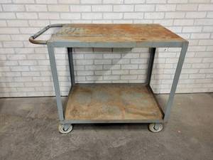 All Steel Rolling Warehouse Cart - 36 x 24 x 34 Tall
