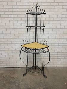 Metal Corner Shelf - 67 Tall x 20 Deep