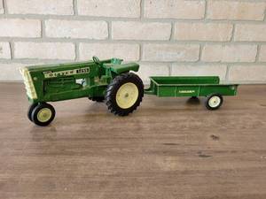 Vintage ERTL Diecast Oliver 1855 Tractor and Wagon