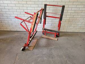 Pair of Organ One-Person Self Lifting Moving Dollies