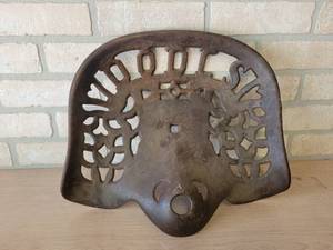 Antique DODDS Cast Iron Tractor Seat