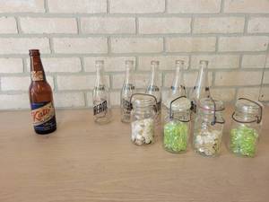 Vintage KATO Beer Bottle, Dream Soda Bottles and Jars