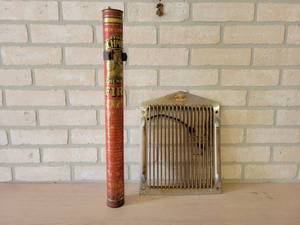 Wing Leader Drag Specialties Grill (13.5 x 10.5) and Antique Richmond Chemical Fire Extinguisher