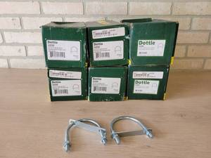 Dottie 2.5 Zinc-Plated U-Bolts - Part No. U250 - Approximately 60 U-Bolts