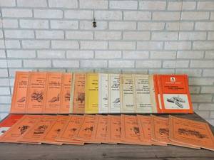 Lot of (25) Allis Chalmers Operating, Parts Illustration Manuals and More