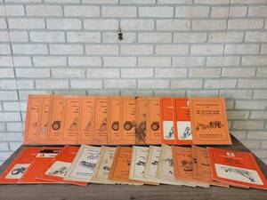 Lot of (25) Allis Chalmers Operating, Parts Illustration Manuals and More