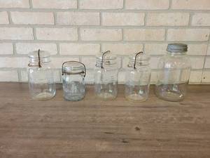 Lot of Vintage ATLAS and Foster Canning Jars
