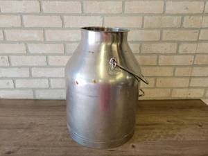 Vintage DeLaval Stainless Steel Cream Can - About 17 Tall and 12 Diameter at the bottom