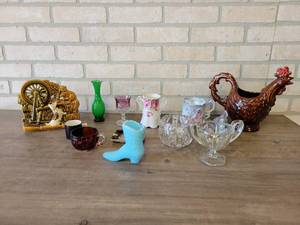 Lot of Collectibles - McCoy, Haeger, Nippon, Lefton, Fenton and More