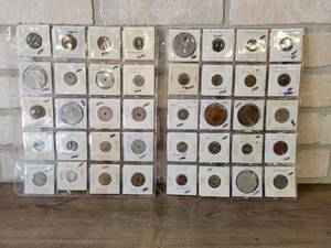 Collection of (40) Vintage Street Car Tokens, Tax Tokens and More