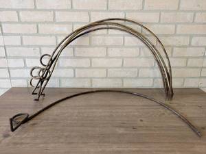 Lot of (5) Antique Hay Rake Tines - About 28 Across each