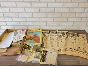 Lot of Ephemera - Handy Jack Sprat Food Store Flyers Sleepy Eye MN, Postcards and More