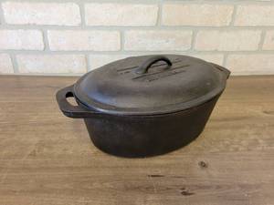 Cast Iron Dutch Oven - About 11 x 8 x 4