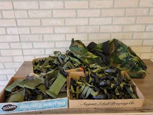Large Lot of Surplus Military Straps and More