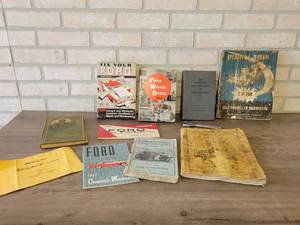 Large Lot of Vintage Repair Manuals