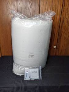 lot 145 image: King Size Recci 2-Inch Memory Foam Mattress Topper