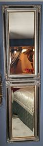 lot 73 image: Pair of Matching Framed Beveled Edge Mirrors