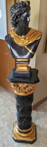 lot 49 image: Gorgeous Bust with Magnificent Matching Pedestal