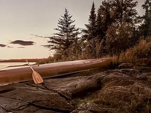 lot 59 image: STUNNING Boundary Waters Metal Photograph