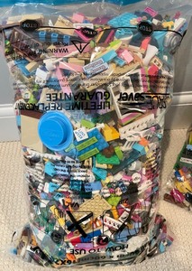 lot 94 image: LARGE Bags of Legos
