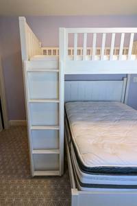 lot 18 image: Pottery Barn Kids Camp Loft and Lower Bed Set
