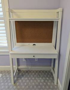 lot 19 image: Pottery Barn Kids Morgan Leaning Wall Desk