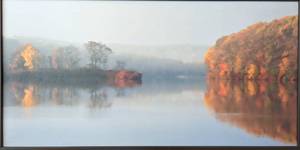 lot 26 image: Framed Scenic Canvas Print