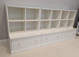 lot 33 image: Pottery Barn Kids Cameron Storage Units