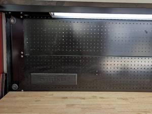 lot 103 image: Craftsman Workbench with Pegboard