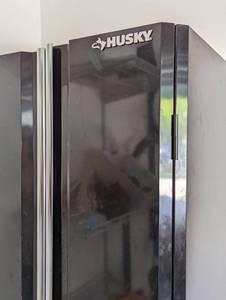 lot 104 image: Husky Two Door Storage Cabinet