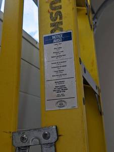 lot 108 image: Husky 8ft Fiberglass Ladder