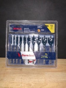 lot 7 image: Bosch Daredevil Standard Spade Bit Set (10-Piece). See Pictures