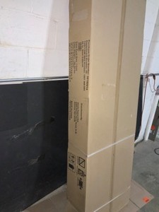 lot 57 image: Husky Ready-to-Assemble 24-Gauge Steel Garage Gear Cabinet in Black (36 in. W x 72 in. H x 24 in. D). See Pictures