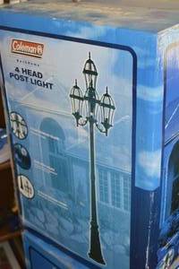 Coleman 4 head post light