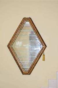 Wall mounted Curio Cabinet made in Italy