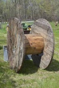 lot 46 image: 6 tall cable spool