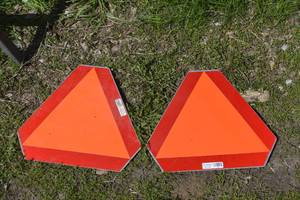 lot 64 image: Slow Moving Vehicle Signs