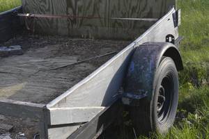 lot 96 image: single axle trailer