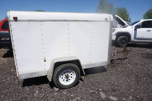 1999 Interstate 8 Enclosed Trailer With Party Tents and Chairs