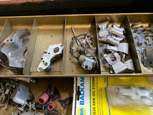box of old Car Ign Parts
